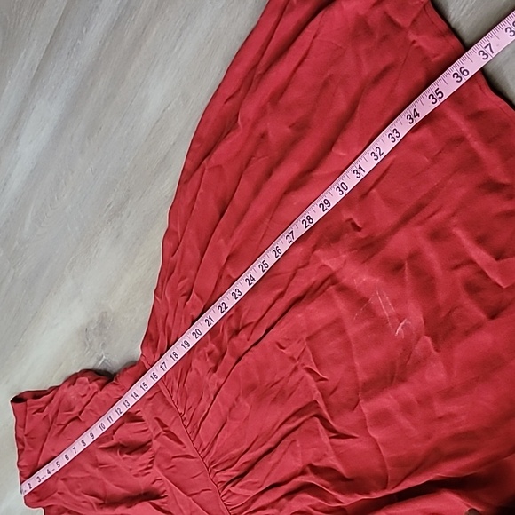 Gently used LOFT red dress size M - Picture 6 of 6